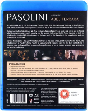 Pasolini [Blu-Ray]