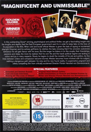 The Lives Of Others [DVD]
