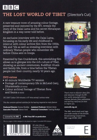 The Lost World Of Tibet [DVD]