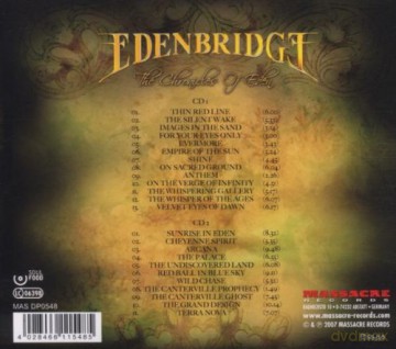 Edenbridge: The Chronicles Of Eden [2CD]