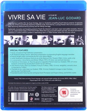 Vivre Sa Vie [Blu-Ray]