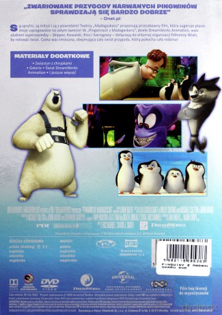 Pingwiny z Madagaskaru [DVD]