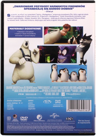 Pingwiny z Madagaskaru [DVD]