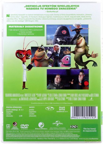 Potwory Kontra Obcy [DVD]