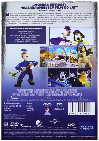 Wallace i Gromit: Klątwa Królika [DVD]