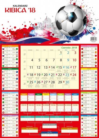 Kalendarz kibica na Mundial 2018 [KALENDARZ]