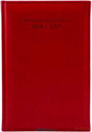 Terminarz Nauczyciela 2018/2019 A5 Vivella czerwony [KALENDARZ]
