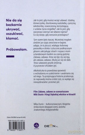 Alkoholiczka - Mika Dunin [KSIĄŻKA]