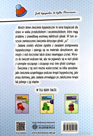 Bardzo łatwe ćwiczenia logopedyczne - głoska CZ [KSIĄŻKA]