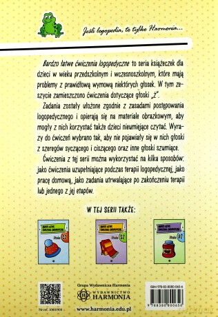 Bardzo łatwe ćwiczenia logopedyczne - głoska Ż [KSIĄŻKA]