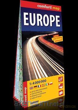 Comfort! map Europe 1:4 000 000 road map