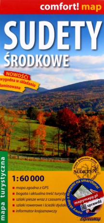 Comfort! map Sudety środkowe 1:60 000