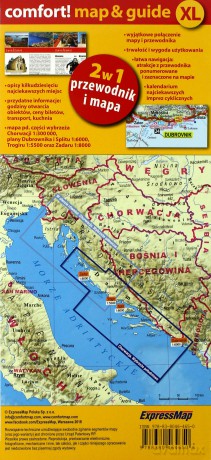 Comfort! map&guide Chorwacja 2w1 południowe [KSIĄŻKA]