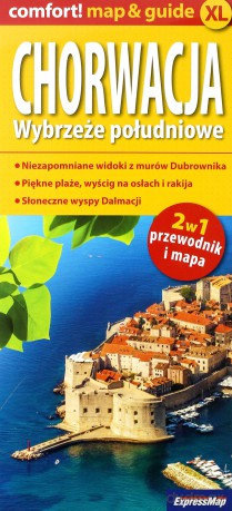 Comfort! map&guide Chorwacja 2w1 południowe [KSIĄŻKA]