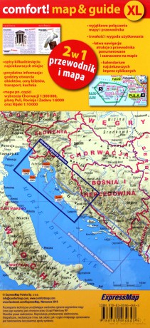 Comfort! map&guide Chorwacja 2w1 północne [KSIĄŻKA]