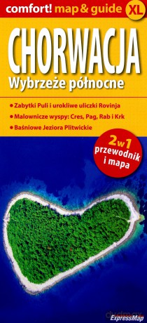 Comfort! map&guide Chorwacja 2w1 północne [KSIĄŻKA]