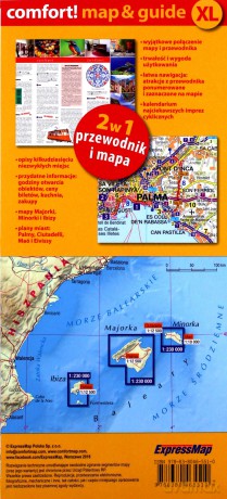 Comfort! map&guide XL Majorka, Minorka, Ibiza 2w1 [KSIĄŻKA]