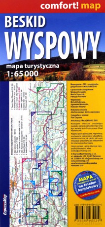 Comfort!map Beskid Wyspowy 1:65 000 mapa