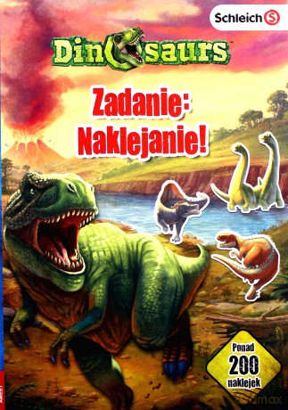 Dinosaurs. Zadanie: Naklejanie! [KSIĄŻKA]