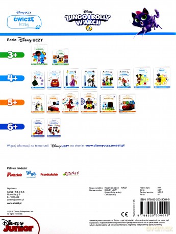 Disney Uczy. Ćwiczę liczby [KSIĄŻKA]