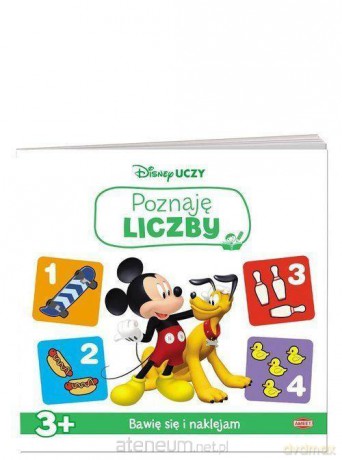 Disney Uczy. Miki Raźni Rajdowcy Poznaję liczby [KSIĄŻKA]