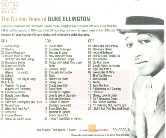 Duke Ellington: The Golden Years Of Duke Ellington [3CD]