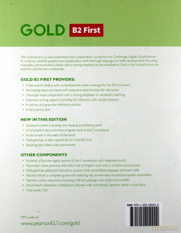 Gold B2 First 2018 Exam Maximiser with key [KSIĄŻKA]