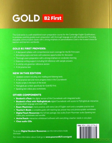 Gold B2 First 2018 podręcznik + MyEnglishLab [KSIĄŻKA]