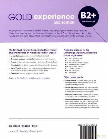 Gold Experience 2ed B2+ ćwiczenie [KSIĄŻKA]