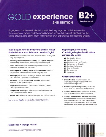 Gold Experience 2ed B2+ Podręcznik [KSIĄŻKA]