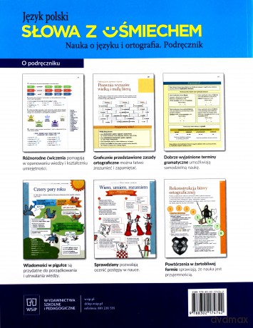 Język polski Szkoła podstawowa 5 Słowa z uśmiechem Podręcznik nauka o języku [KSIĄŻKA]