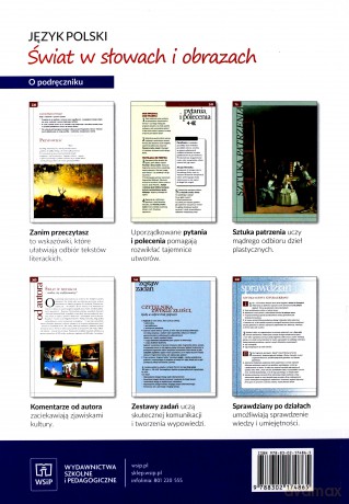Język polski Szkoła podstawowa 8 Świat w słowach i obrazach Podręcznik [KSIĄŻKA]