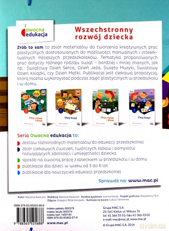 Owocna edukacja. Zrób to sam 3-4 lat Pakiet [KSIĄŻKA]