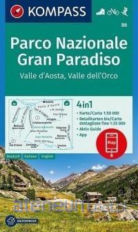 Parco Nazionale Gran Paradiso 1:50 000 Kompass