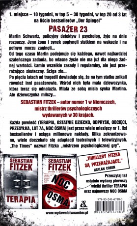 Pasażer 23 (pocket) - Sebastian Fitzek [KSIĄŻKA]