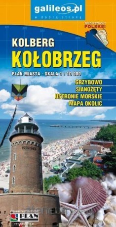 Plan miasta - Kołobrzeg 1: 10 000