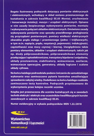 Pomiary elektryczne i elektroniczne WKŁ - Michał Cedro, Daniel Wilczkowski [KSIĄŻKA]