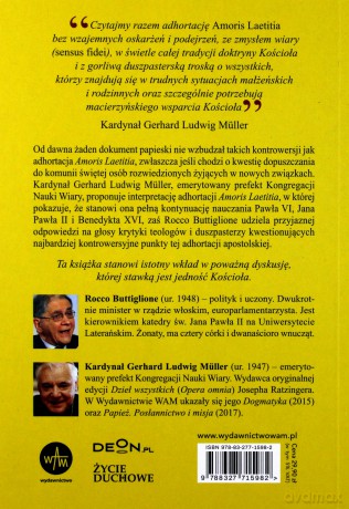 Przyjacielska odpowiedź krytykom Amoris Laetitia - Rocco Buttiglione [KSIĄŻKA]