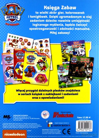 Psi Patrol. Księga zabaw. Dalej, pieski! [KSIĄŻKA]
