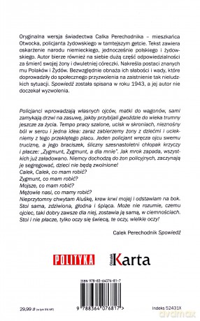 Spowiedź.Jedno z najważniejszych świadectw Zagłady - Calek Perechodnik [KSIĄŻKA]