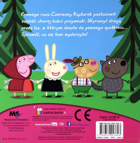 Świnka Peppa. Czerwony Kapturek [KSIĄŻKA]
