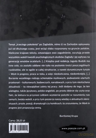 Work in progress Konfrontacje trzeciego - Jagoda Budzik [KSIĄŻKA]