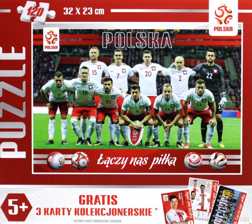 Puzzle 120 el. PZPN Drużyna [PUZZLE]