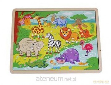 Układanka puzzle dzikie zwierzęta