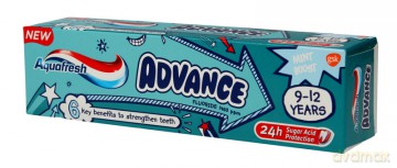 Aquafresh Advance Pasta dla dzieci 9-12 lat 75 ml
