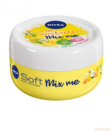 Nivea Soft Mix Me Krem nawilżający do twarzy i ciała I Am the Happy Exotic One 100 ml