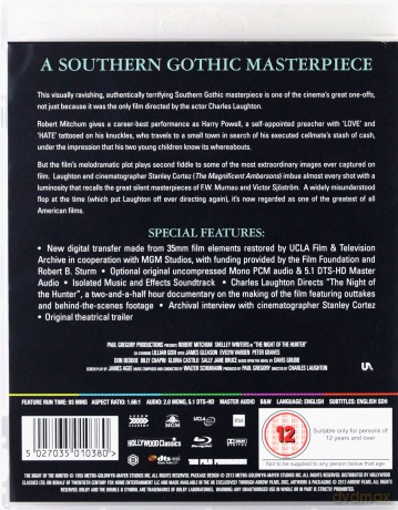 The Night of the Hunter [Blu-Ray]