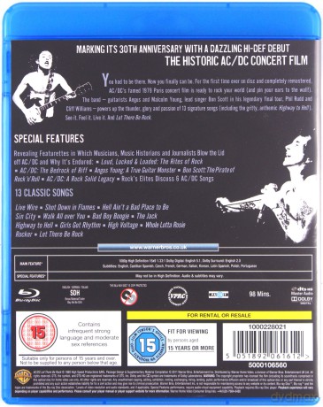 AC/DC: Let There Be Rock [Blu-Ray]