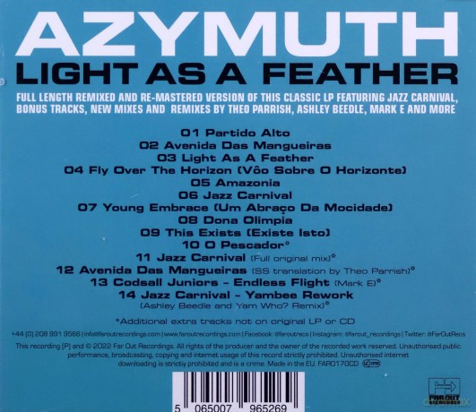 Azymuth: Light As A Feather [CD]