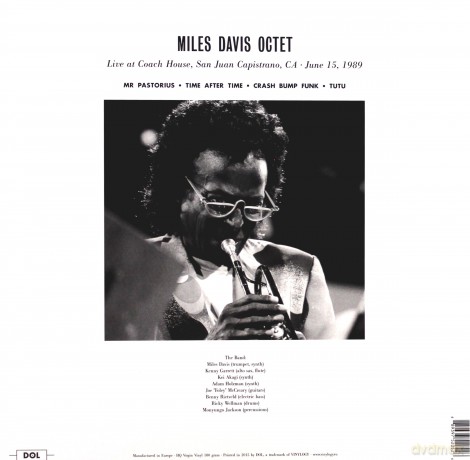 Miles Davis Octet: Live At Coach House In San Juan Capistrano. Ca June 15. 1989 [Winyl]